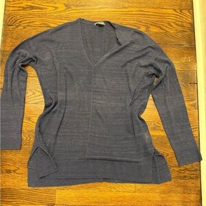 Vince Navy V-Neck Sweater